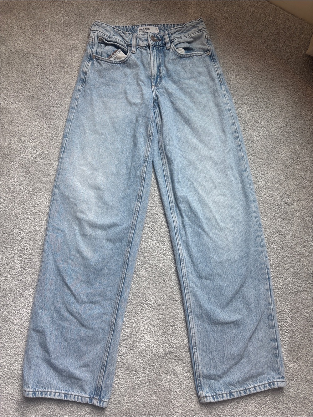 Garage low rise baggy jeans